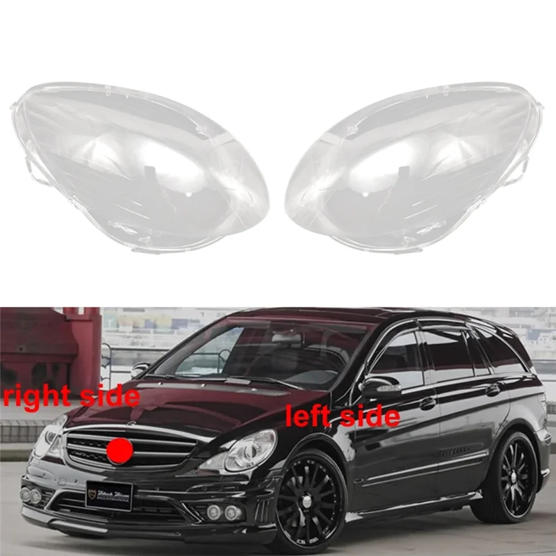 

Car Right Headlight Shell Lamp Shade Transparent Lens Cover Headlight Cover for Benz R-Class W251 R350 R500 2006-2008