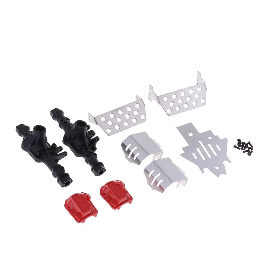 

Zinc Alloy & Stainless Steel Upgrade Parts Set For 4 RC Crawler