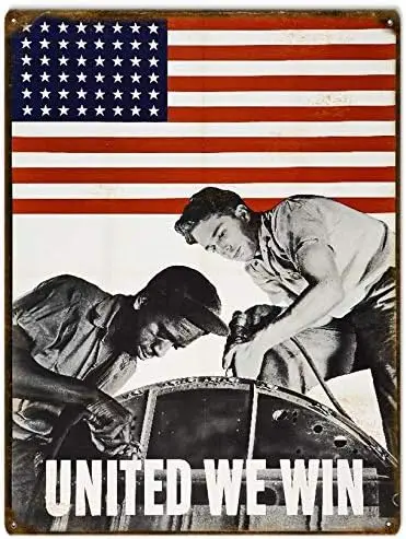 Vntge Metl Tn Sgn Unted We Wn Ptrotc Mltry Wr для дома Br Pub Ktchen Grge Resturnt Wll Deocr Plque Sgns 12x8nch