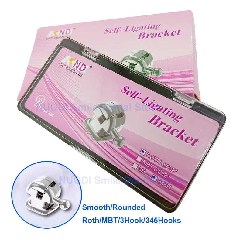 24 шт./кор. стоматологические ортодонтические брекеты самолигирующиеся