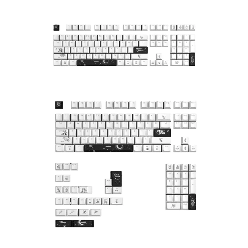 

Backlit Keycaps CherryProfile PBT DyeSub Mechanical Keyboard Keycap Y9RF