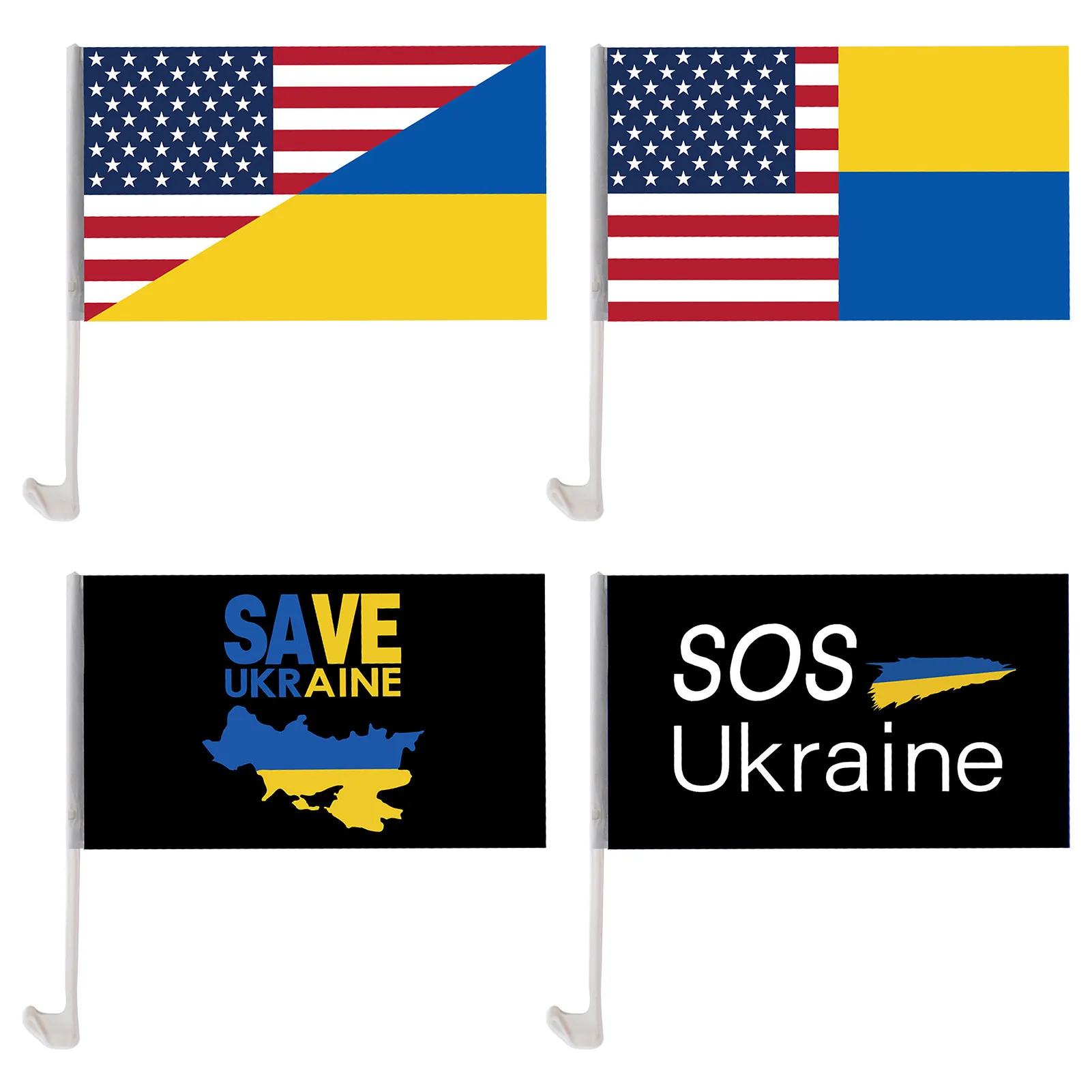

30X45cm Ukraine National Flag Hanging Polyester Blue Yellow Ukrainian National Flags For Outdoor Indoor Garden Decoration