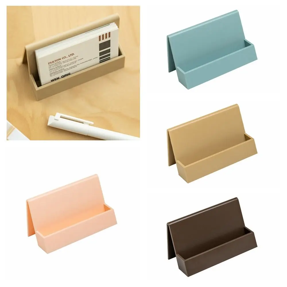 

Non-slip Business Card Holder Fashion Durable Inclined Cards Display Box Plastic Card Holder Counter