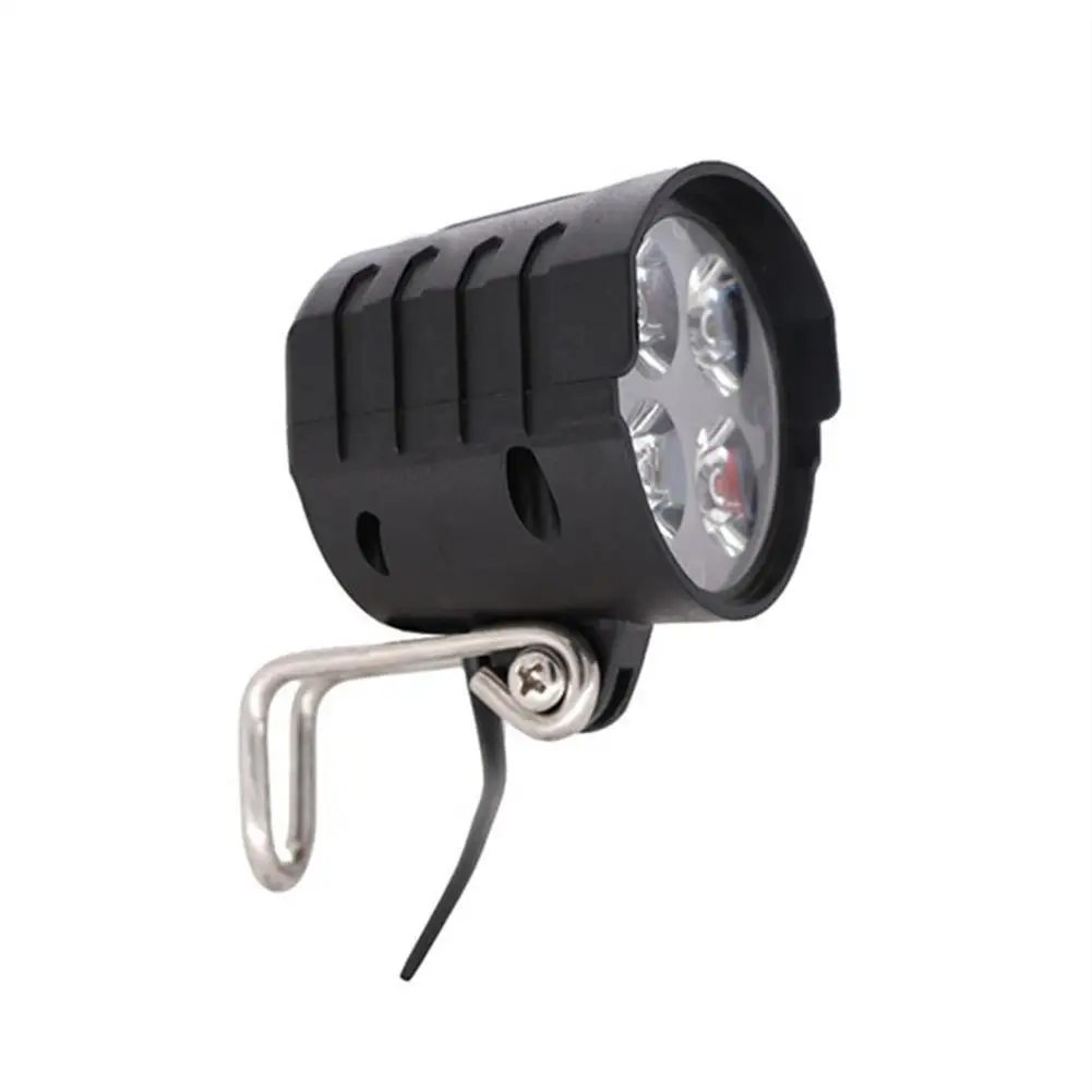 

Модифицированная фара 2 в 1 для электрического велосипеда, скутера, водонепроницаемая внешняя фара, звуковой сигнал, аксессуары, Прямая пост...