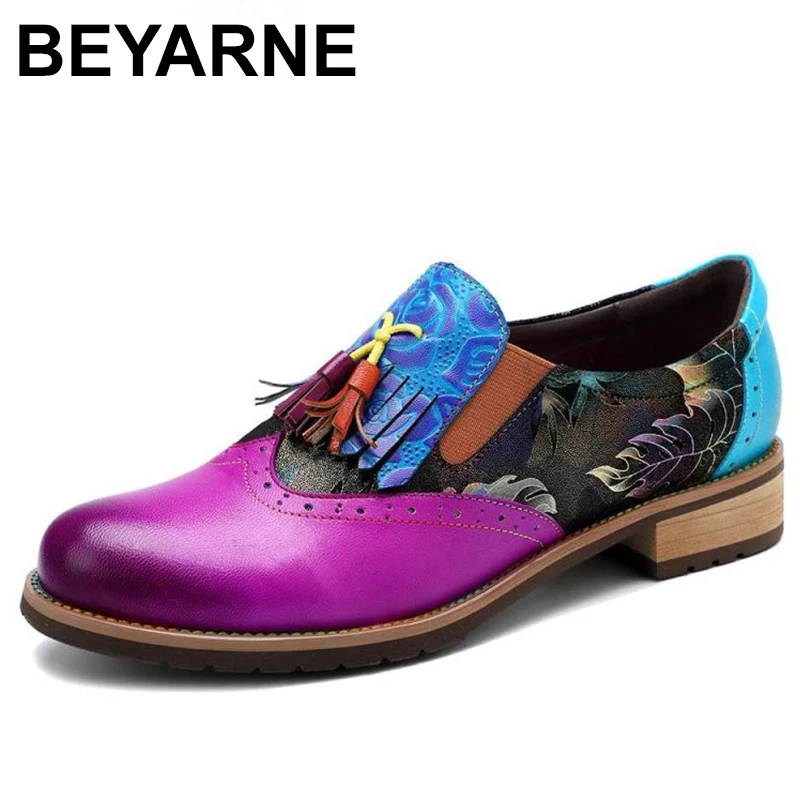 

2023 New Japanese Style Women Loafers Vintage Tassel Flats Oxfrods Shoes Women Casual Student Genuine Leather Brogues Shoes Lady
