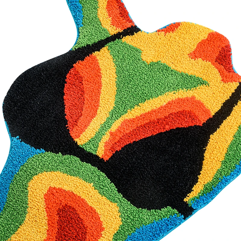 Тепловой женский ворсовый ковер теплый боди-бикини для девушек художественный