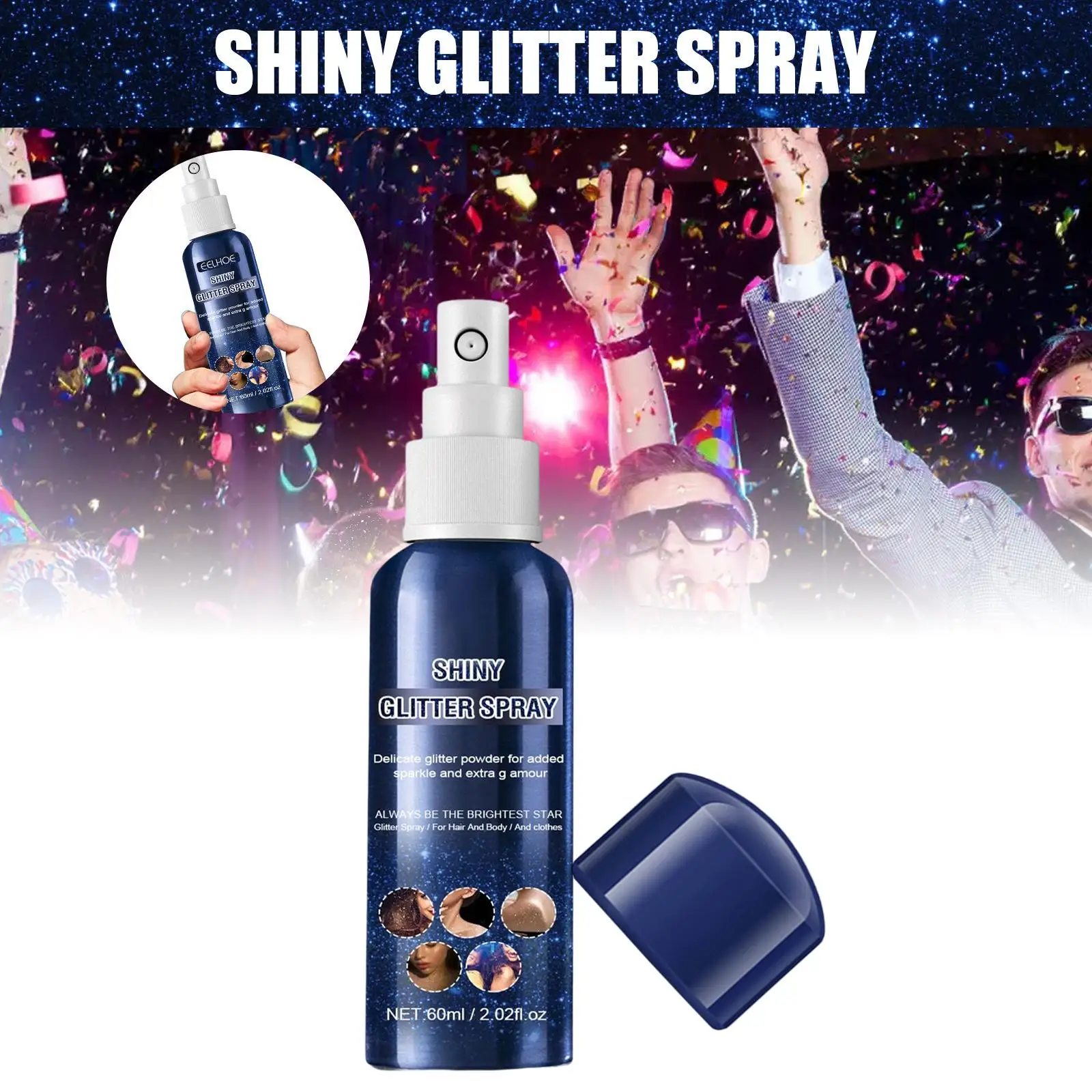 Highlighter Refreshing Texture For Clothing Festival Rave