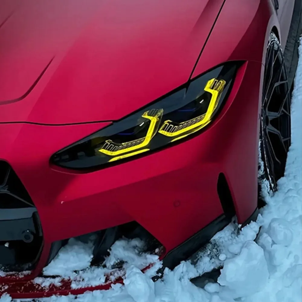 Желтые платы ДХО на 2021 2022 годы BMW M3 M4 G22 G23 G26 G80 G82 G83 420i 430i M440i i4 Лазерные дневные