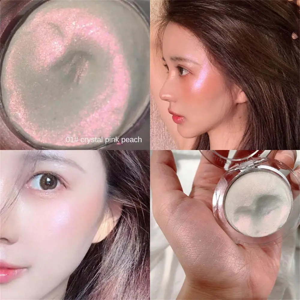 

3 Colors Long-lasting Highlighter Powder Glitter Palette Makeup Glow Face Contour Shimmer Highlight Shading Powder Brighten Skin