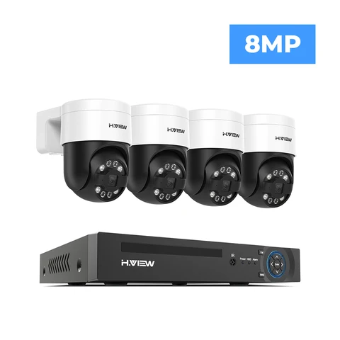 Камера видеонаблюдения H.view, 8 каналов, 4K, 5 Мп, 8 МП
