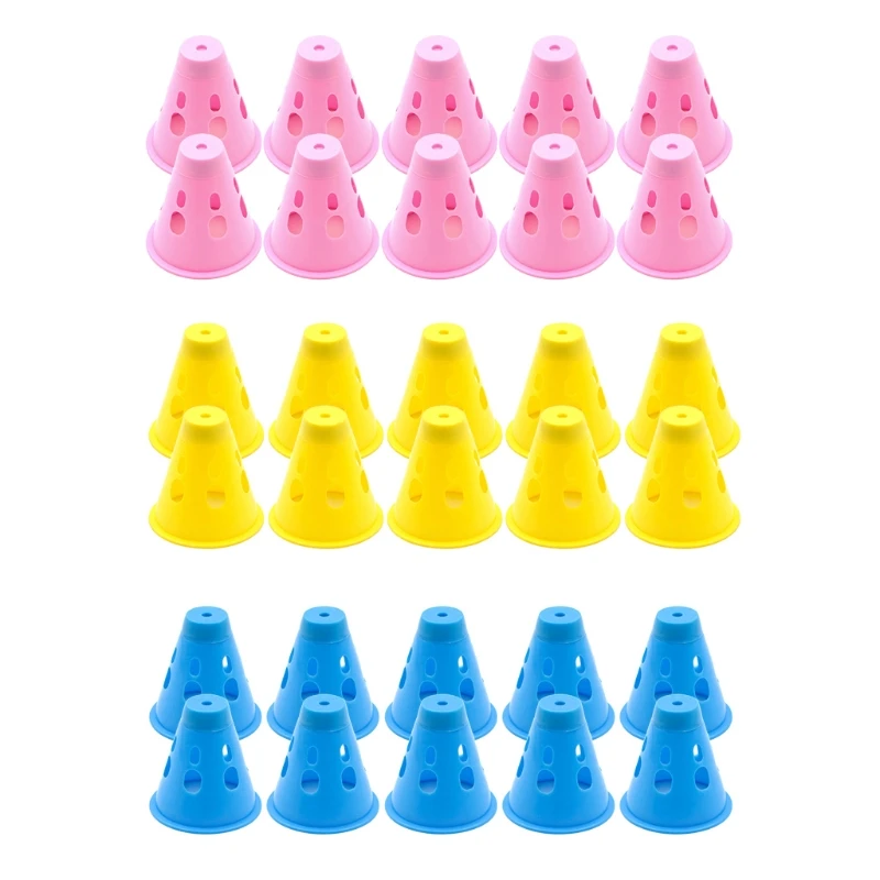 

10 Pcs Tent Nail Warning Cover Multicolor Luminous Multifunction Night Camping Peg Decoration Protective Roller Skating Pile