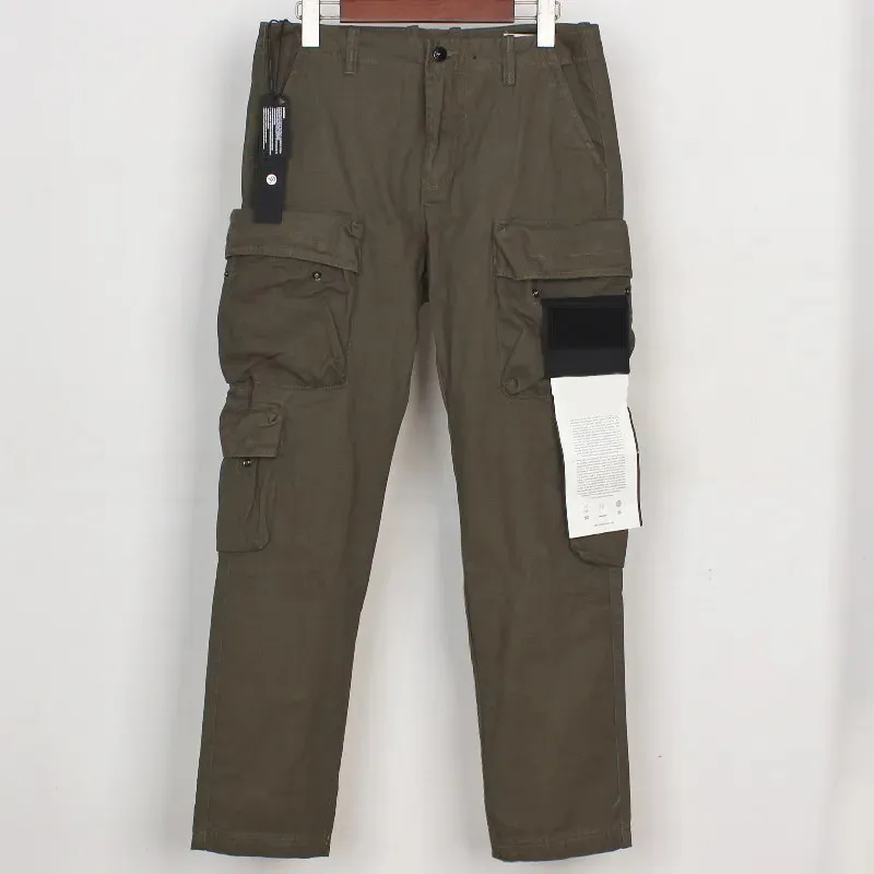 

Повседневные мужские брюки с камнями, новая этикетка, модные брюки с несколькими карманами и украшением, тип талии, тканевый тип, тип товара спереди