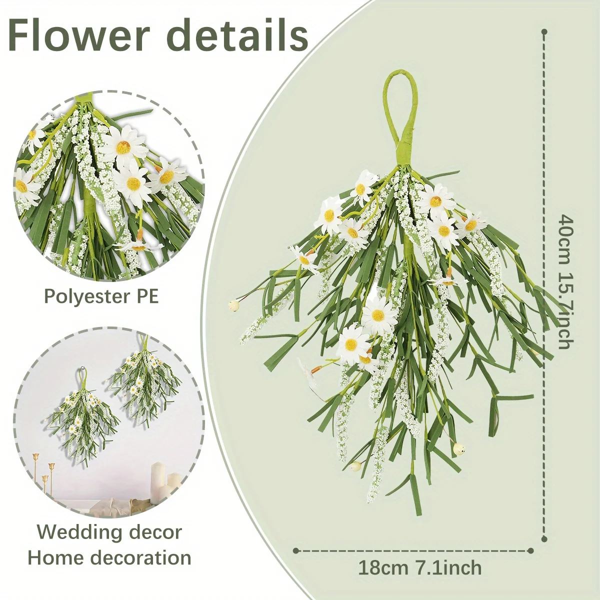 Искусственные цветы XIYA искусственные на стену из полиэтилена украшение для сада