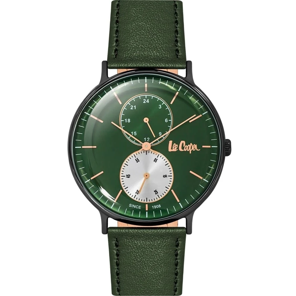 Lee Cooper LC06381.675 функциональные мужские часы с 24 х часовым поясом|Кварцевые часы| |
