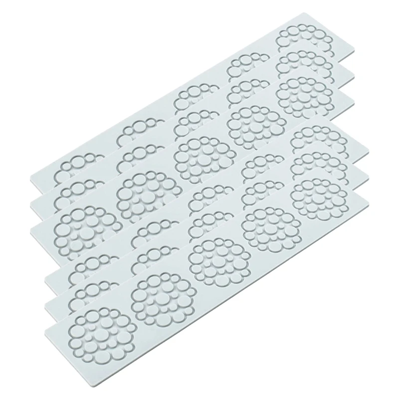 6 SZTUK Kwiatowa koronkowa mata do ciasta Forma weselnego Silikonowe foremki fondantu Dekoracje Sugarcraft Mat Prezenty dla miłośników pieczenia