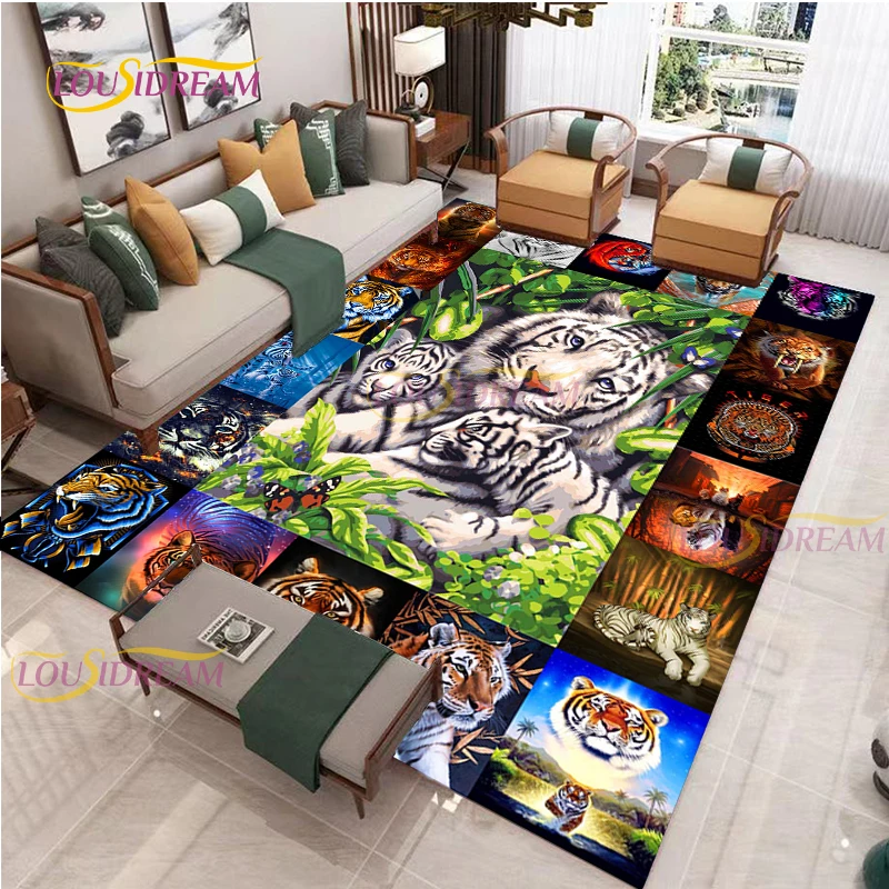 Коврик с тигром детские коврики для гостиной чайного столика коврик спальни