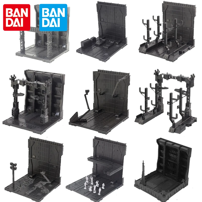 

Universal Platform Hangar Garage for Bandai Gundam Action Figure HG RG 1/144 Anime Figure Display Stand Boys Toys for Children