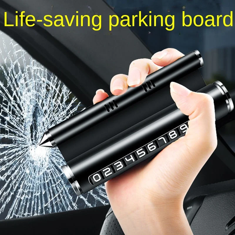 

Car Moving Phone Card Temporary Parking Number Plate Alloy Car All Products Car Interior Decoration Broken Window Safety Hammer