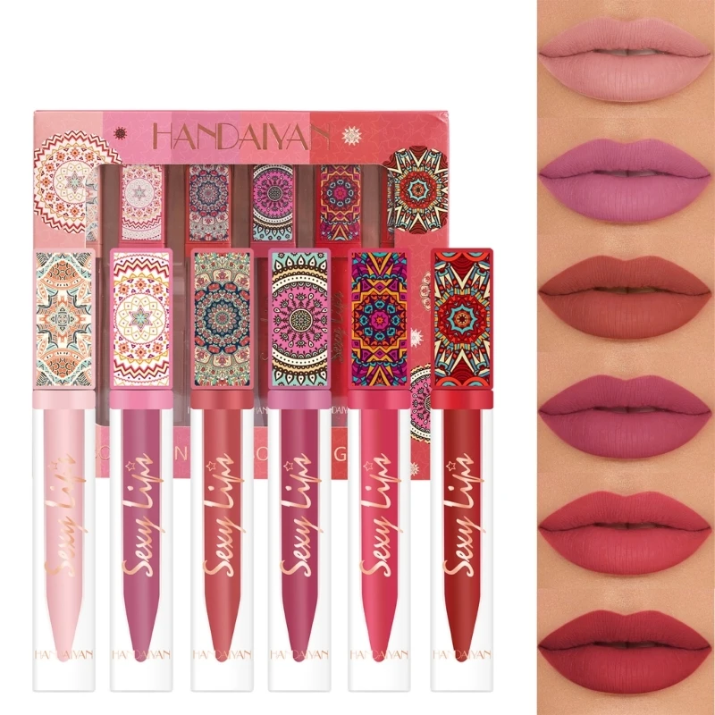

Bohemian Matte Liquid Lipstick Set Lip Stain Makeup ,Long Lasting Waterproof Matte Lipsticks Lip Sets for Womens Girl