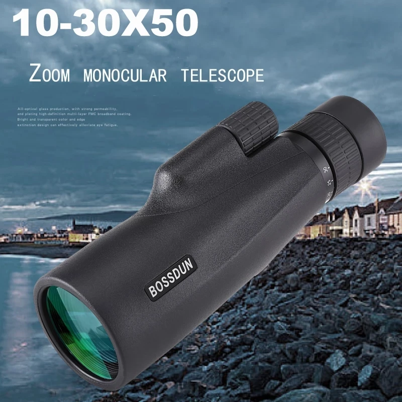 

30x50 Powerful Monocular Long Range Zoom Pocket Spotting Telescope Eyeglass For Hunting Camping Tourism Telescope