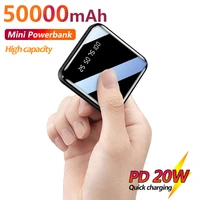 Fast Charging 50000mAh Mini Power Bank Outdoor Portable Phone Chaeger Digital Display External Battery for Xiaomi IPhone Samsung