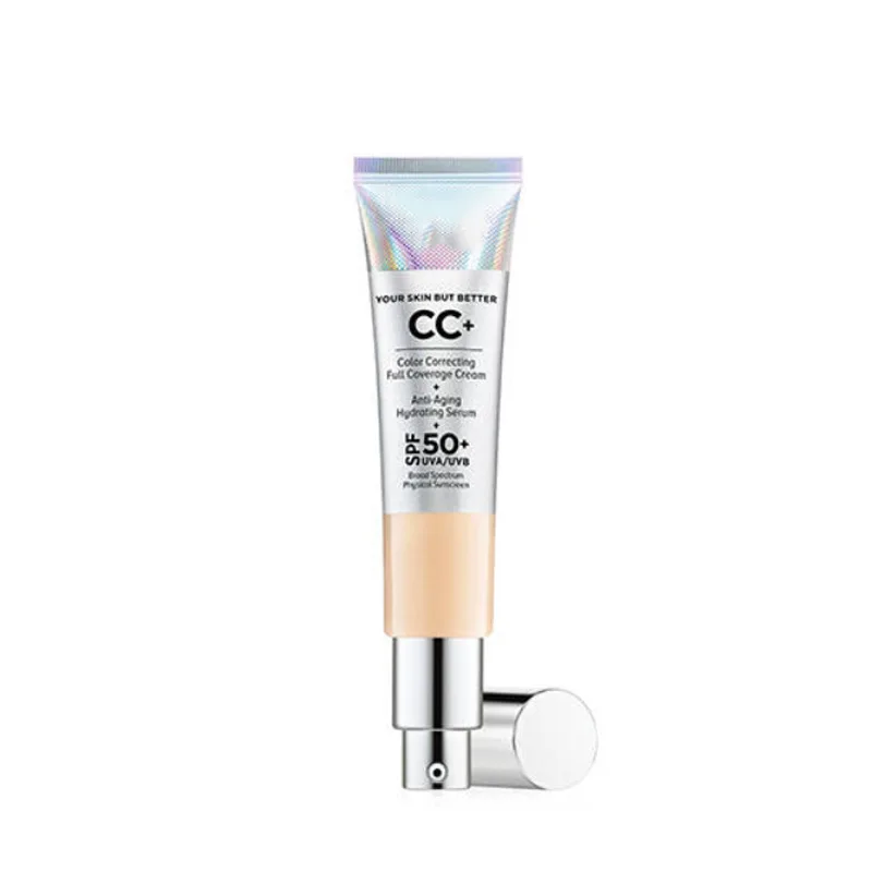 Косметика CC Cream SPF50 с полным покрытием средсветильник-легкая основа блестящая