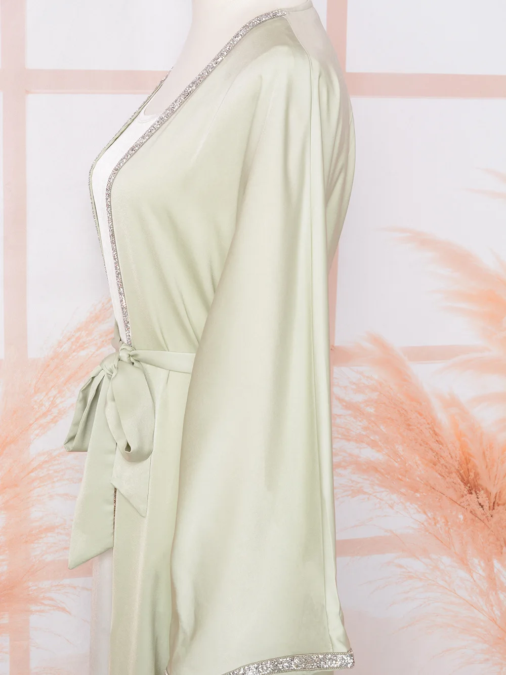 Кимоно Абая Турция Открытые Для Женщин Дубай Роскошные Мусульманские Платья