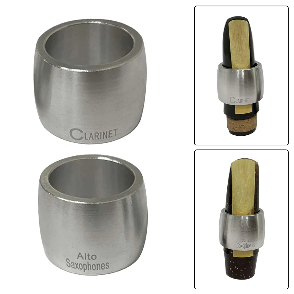 

Saxophone Mouthpiece Ligature Reed Clip Clamp Metal Ring For Alto Sax Clarinet Saxophone Clarinet Bakelite Mouthpiece