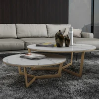 Modern Dining Coffee Tables Round Desk Dressing Floor Coffee Tables Nordic Side Luxury Table De Bistro Living Room Furniture L