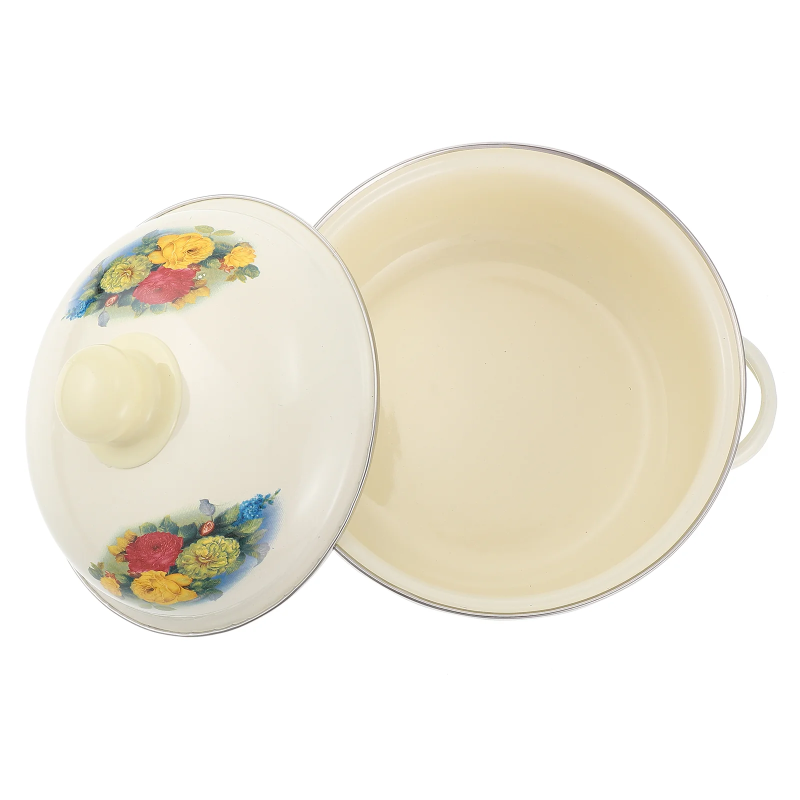 

Pot Enamel Cooker Cooking Soup Stock Stew Noodles Bowls Kitchen Stockpot Pasta Ceramic Casserole Coookwareinstant Pan Non Stick