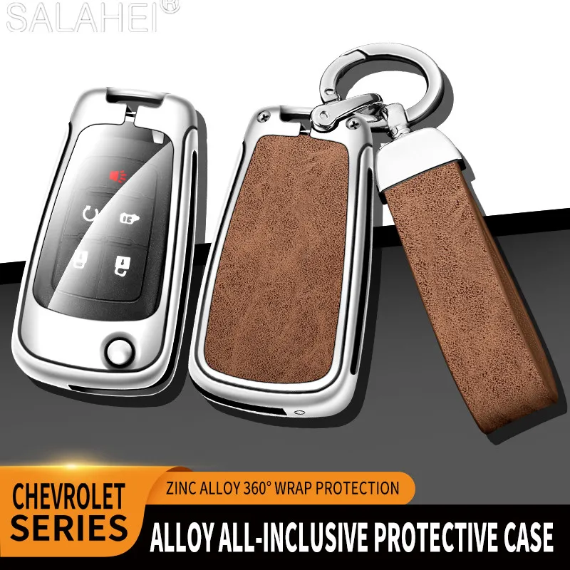 Купи Car Flip Remote Key Fob Cover Case Holder Shell For Chevrolet Cruze Opel Vauxhall Insignia Mokka Encore Keychain Accessories за 589 рублей в магазине AliExpress