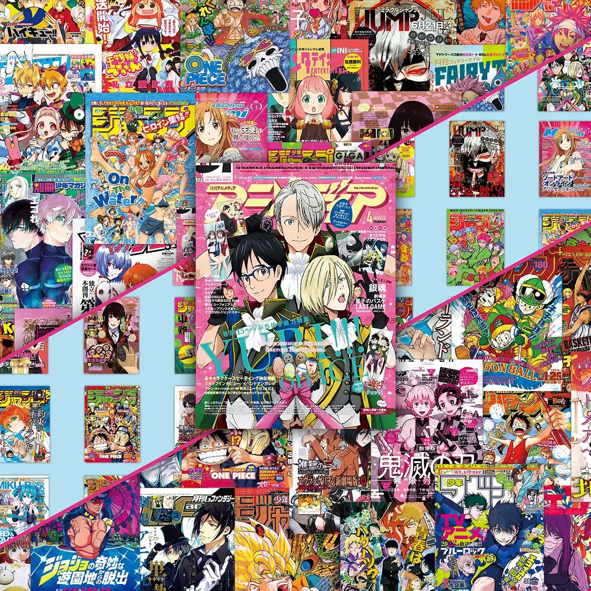 Фото Набор из 51 уникальных аниме-наклеек: ONE PIECE, Jujutsu Kaisen, Naruto. Постеры-стикеры для самостоятельного декорирования автомобиля, стен. Крутые мультяшные наклейки-игрушки. №2