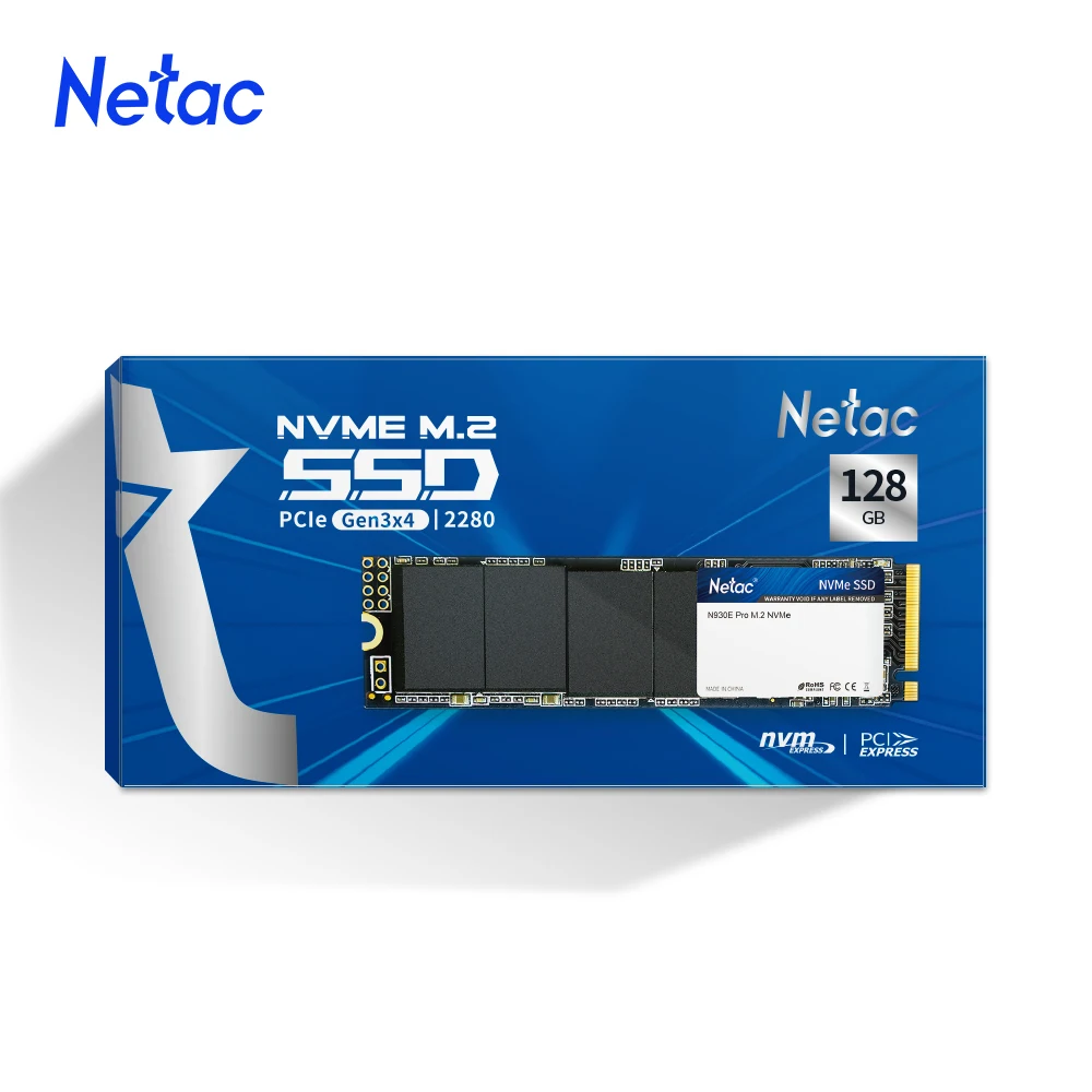 Жесткий диск Netac M2 ssd 256 ГБ NVME SSD 1 ТБ M.2 2280 PCIe 128 512 Внутренний твердотельный для