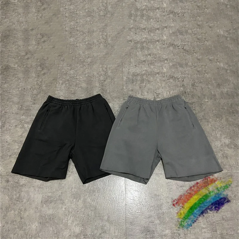 

SEASON 6 Shorts Men Women Hip Hop Washed Make Old 1:1 High Quality Kanye West Shorts Inside Season Tag Breeches