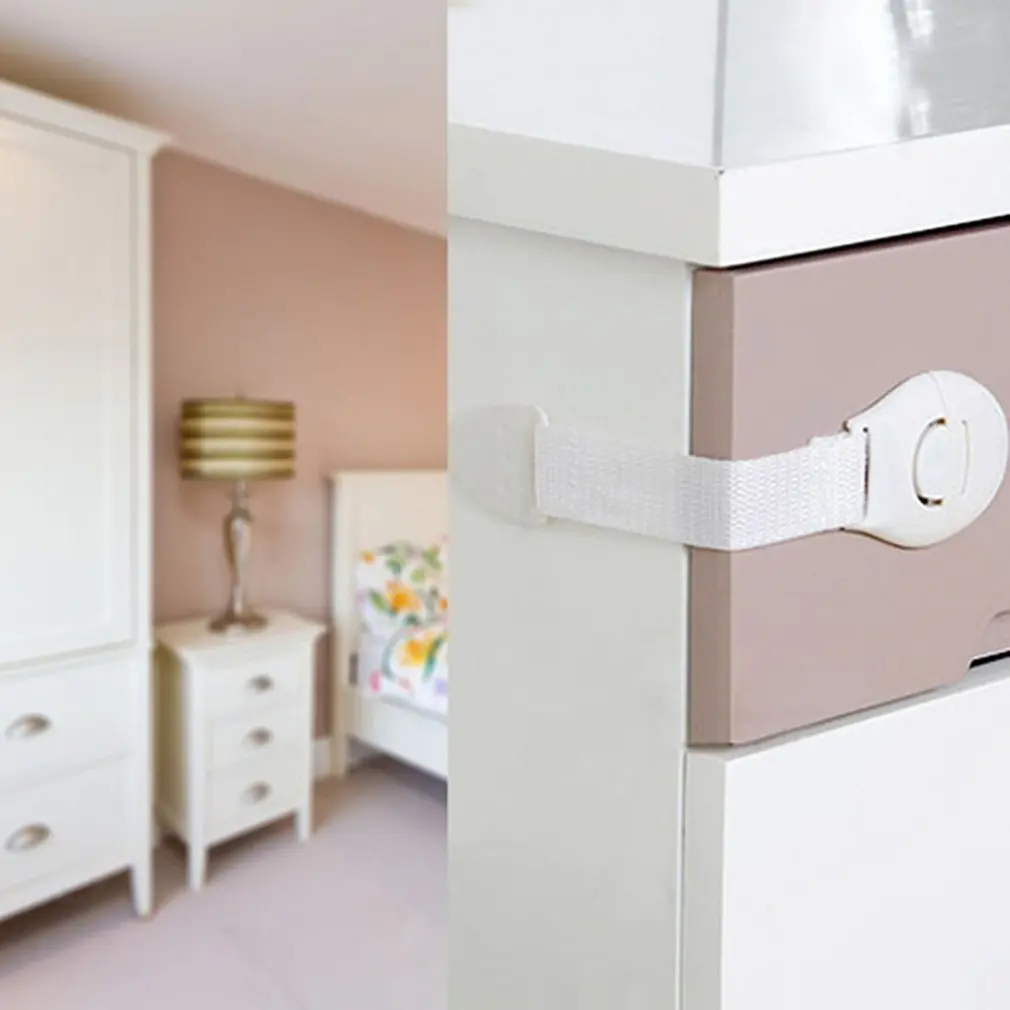

Baby infant Safety Lock Corner Cabinet Drawer Padlock Protection Children Security Door Safety Lock