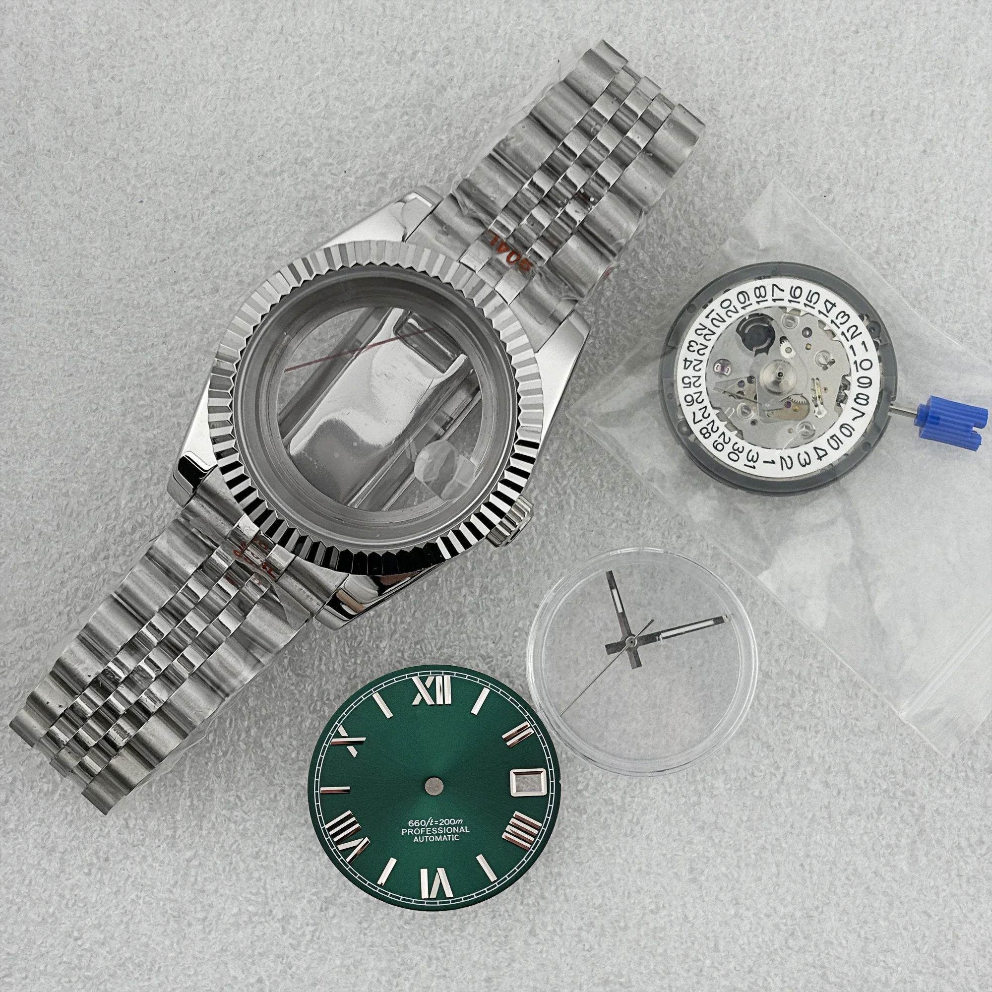 Корпус NH35 36 мм 39 ромский циферблат стрелки указатели из нержавеющей стали