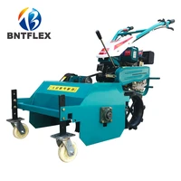strong horsepower electric starter 178 air cooled diesel weeder smashed grass backfill machine fruit tree field weeding machine