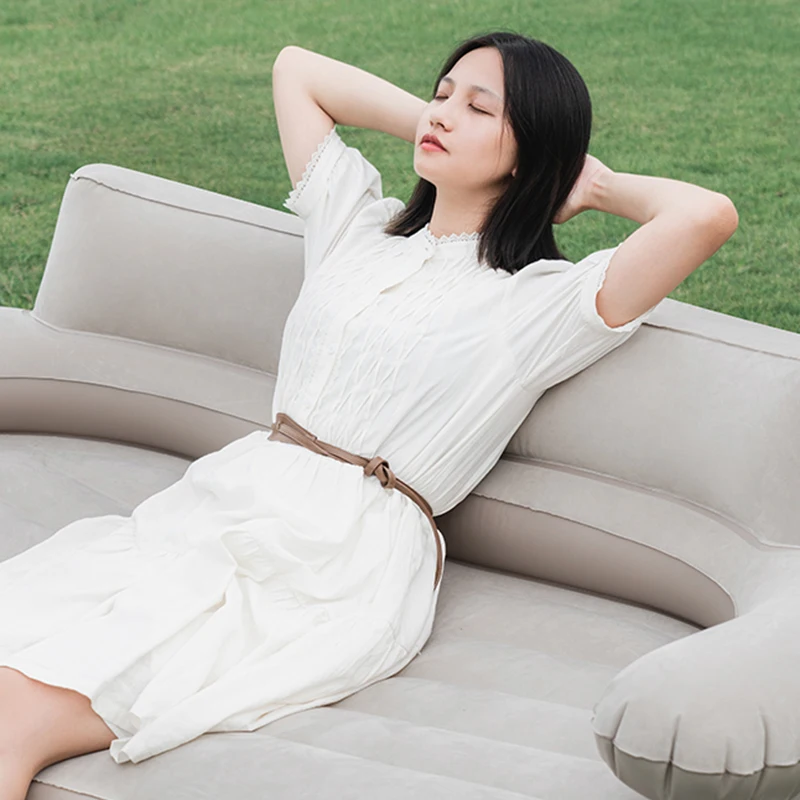 Надувные сидения в итальянском стиле для досуга легкое Надувное сидение удобная