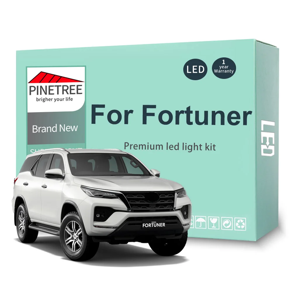 

Led Interior Light Bulb Kit For Toyota Fortuner AN50 AN60 AN150 AN16 2004-2017 2018 2019 2020 2021 2022 Dome Trunk Bulb