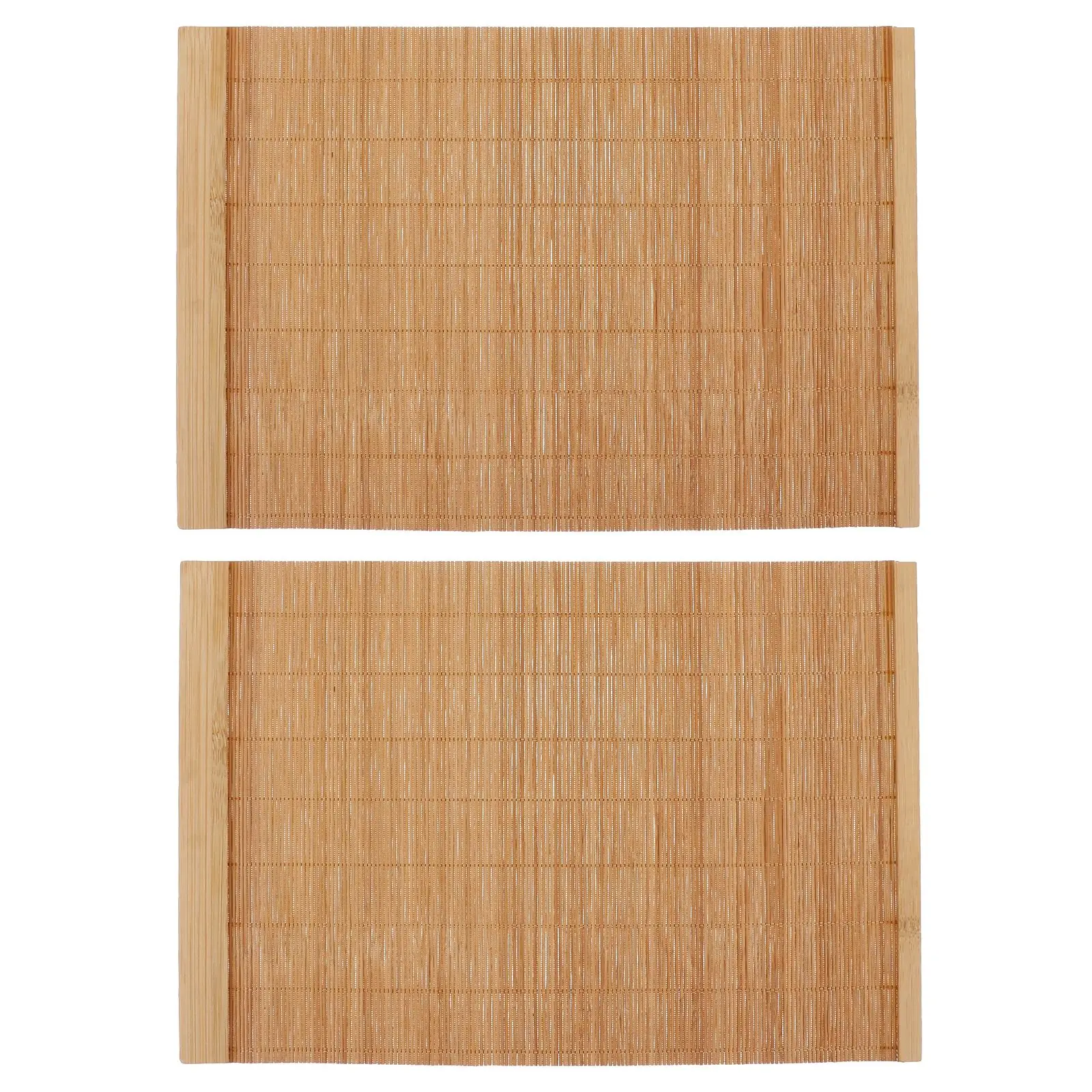 2 шт. Нескользящие коврики из бамбукового дерева