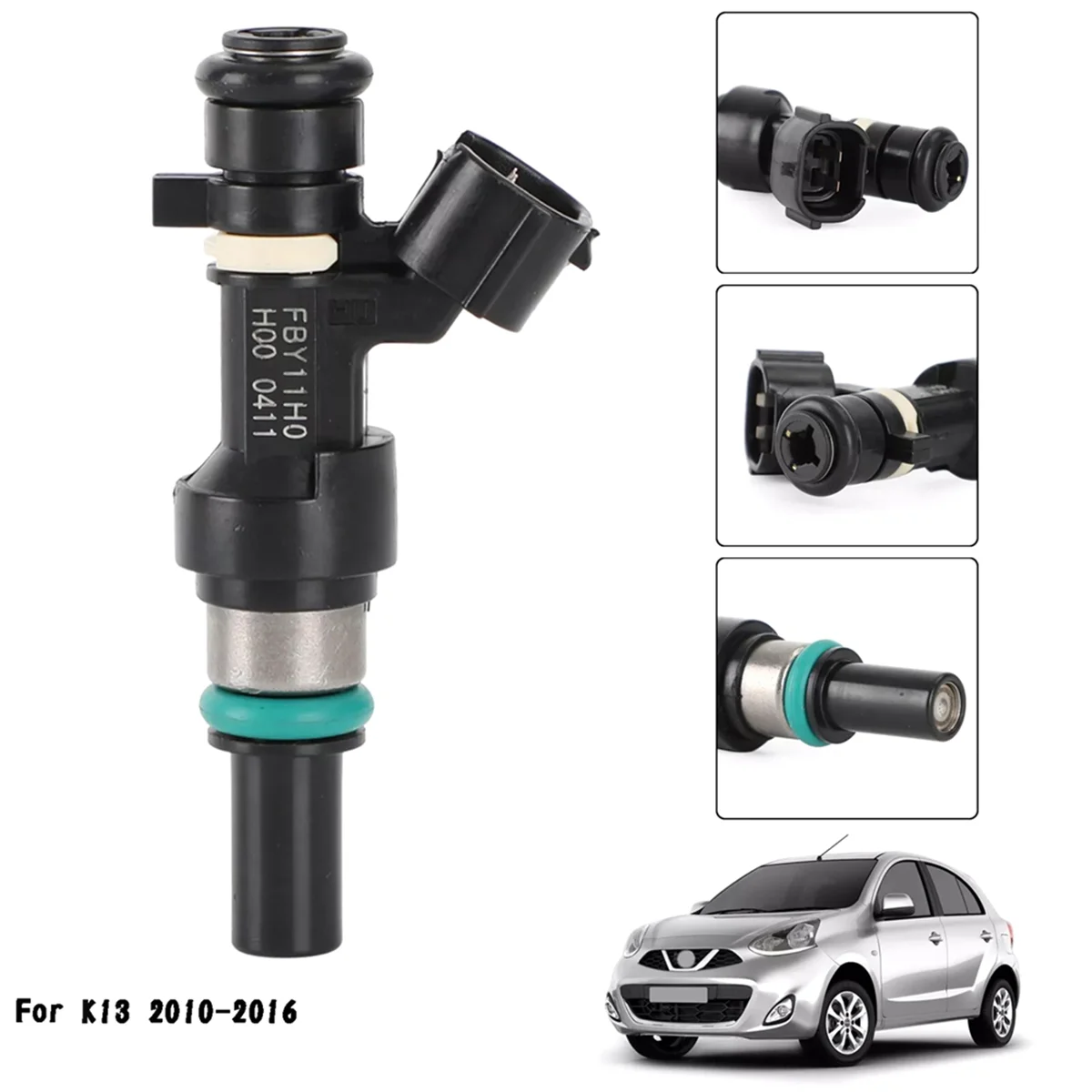Топливные форсунки FBY11H0 FBY1010 подходят для NISSAN MICRA K13 2010-2016 16600-1HC0A 4 шт.