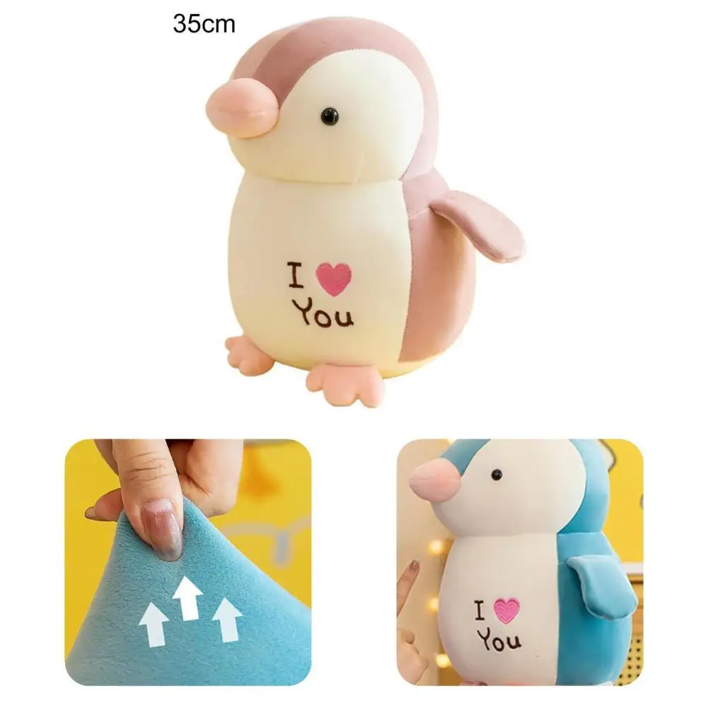 

Good Craftmanship Long Lasting Penguin Shape Stuffed Doll Pillow Toy for Bed