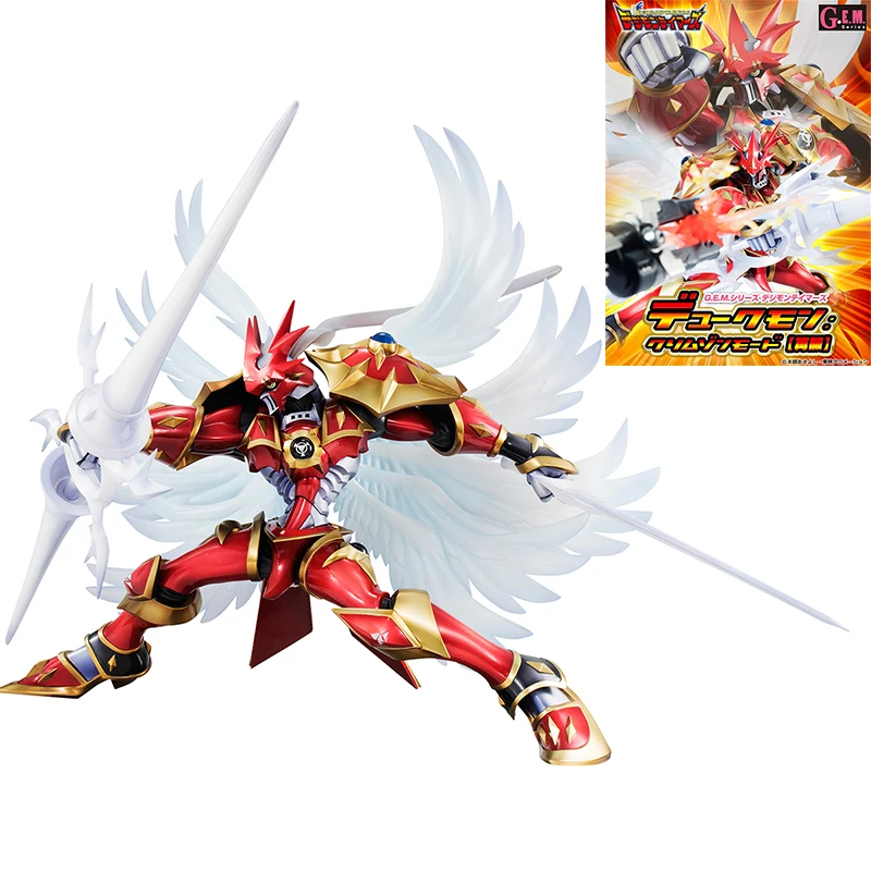

Megahouse Digimon Tamers: Dukemon Crimson Mode Version G.E.M. PVC Statue Figurine Figurals Brinquedos Toys Christmas Gifts Kids