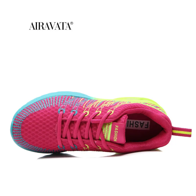 Women's Sneakers Air Cushion Soft Bottom Running Shoes Outdoor Mesh Breathable Tennis Shoes  Lace Up Ladies