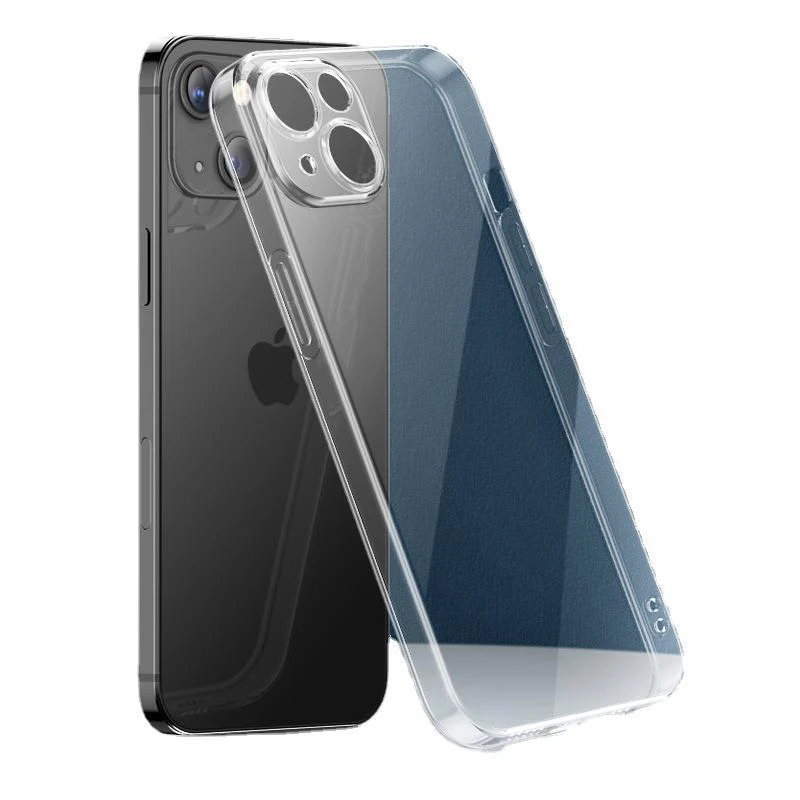 

BinBoom Clear Case For iPhone 14 13 12 11 Pro Max 7 8 Plus X XR XS Max SE2 2020 Shockproof Silicone Cover Camera Lens Protection