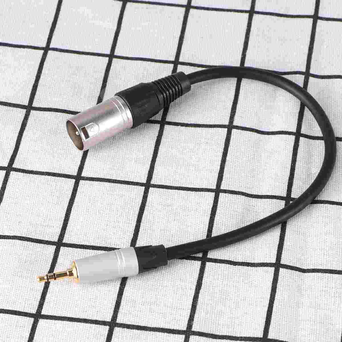 

1 Pc Audio Cable 3.5mm Male to XLR Male Converter Adapter Connector Audio Cable for Amplifier