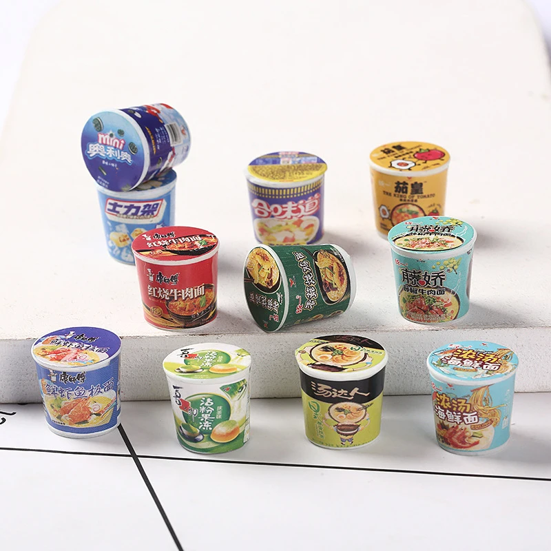 

Миниатюрная еда, милые кабошоны из смолы, лапша Мгновенной Печати, игрушки «сделай сам» для кукольного домика, аксессуары