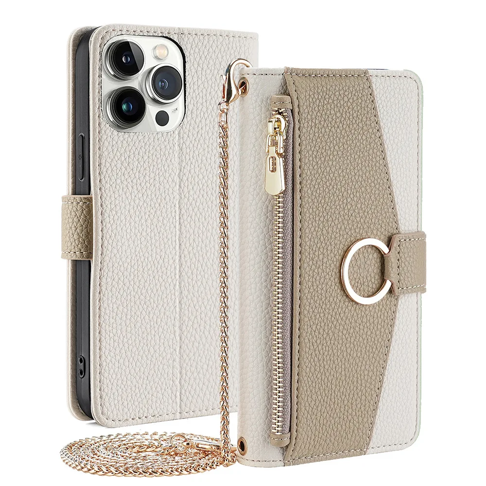 

Leather Wallet Crossbody Flip Case For iPhone 15 14 13 12 11 Pro XS Max XR X 7 8 6 6S Plus SE 2020 2022 Card Slot Ring Cover