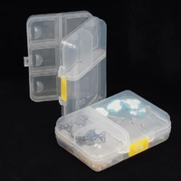 excellent sturdy buckle design fishing accessories 9 grids transparent storage box fishing tackle box fishing tackle case