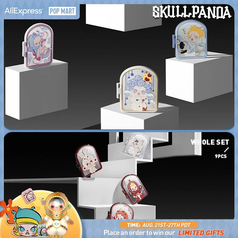 

POP MART SKULLPANDA Everyday Wonderland Series - Mobile Phone Bracket Blind Box 1PC/9PCS Mystery Box Accessories